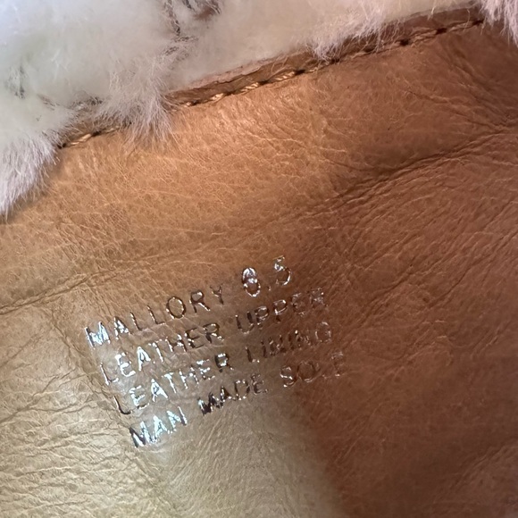 Chocolat Blu Mallory Brown Suede Genuine Shearling Wedge boots size 6.5 $235 - Picture 9 of 10